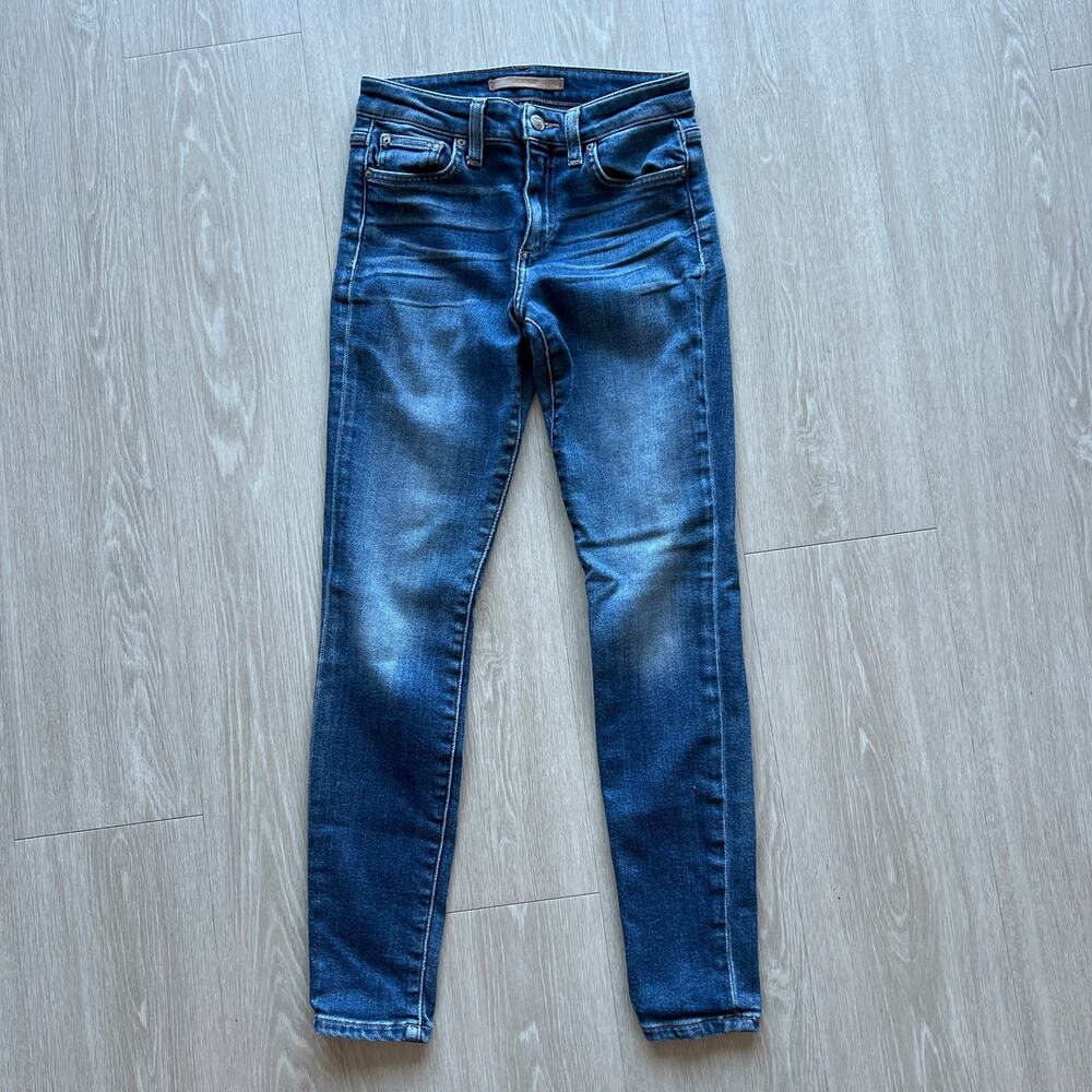 Joes Jeans The Icon Midrise Skinny Ankle Size 24 Blue